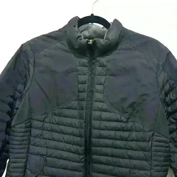 Eddie Bauer StormDown 700 Jacket Black Nano Puffer Coat Lightweight L - Picture 5 of 16
